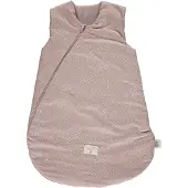 Nobodinoz Cocoon slaapzak White bubble Misty pink mid-season - 0-6 maand