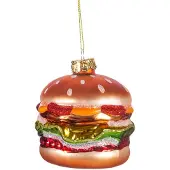 Sass & Belle Hamburger kerstbal -