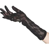 Rimba by Rimba Lace Handschoenen One Size - Zwart - One Size