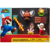 JAKKS Pacific 400154 - Super Mario Lava Castle Diorama - Verzamelfiguren set