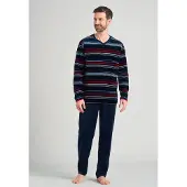 Schiesser – Warming Nightwear – Pyjama – 175607 – Night Blue - 60