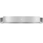 Looox Colour Shelf Special inbouw planchet 30x10cm RVS geborsteld cshelf30rvs