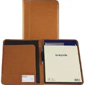 Brepols Schrijfmap Palermo A4 + blok lichtbruin - camel