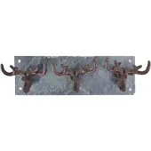 Esschert Design 3 Haken Hert Op Leisteenplaat