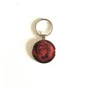 LYSEL Handmade Sleutelhanger Art 'In de Roos'
