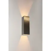 Artdelight Led Muurspot Vegas250 Up Down 2x4w 2700k 25cm Grijs