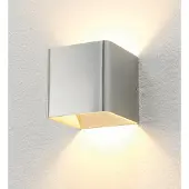 Artdelight Led up- & downlighter Fulda 6w - 2700K - 10cm grijs