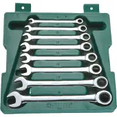 Sata Spanner, Ratelringsleutelset, 8 stuks, 8-19 mm (19 mm, 8 mm, 10 mm, 14 mm, 18 mm, 11 mm, 12 mm, 17 mm, 15 mm, 13 mm, 9 mm, 16 mm)