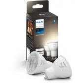 Philips White GU10 Duo pack