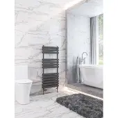 Eastbrook Tunstall dubbele handdoekradiator 60x160cm 1405W antraciet