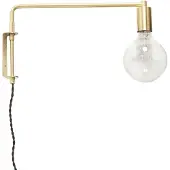 Hubsch Pyke Wandlamp Messing