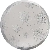 Ginger Ray - Silver Christmas - Borden Sneeuwvlokken (8 stuks)