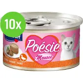 Vitakraft 10x Poésie eend mousse kat, 85 gram
