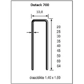 Dutack Niet serie 700 Cnk hars 64 mm ds 10 duizend - 5056046
