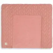 Jollein Aankleedkussenhoes Spring Knit 75x85cm - Rosewood