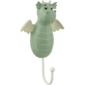 CARPE DIEM LAVENTIE wandkapstok Draak 6x12x20cm - Groen