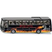 Siku 1624 MAN Touringbus 13,8x4,1x2,9cm Zwart zwart Metaal