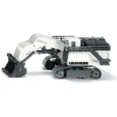Siku Liebherr Mijnbouw Graafmachine Wit wit Metaal Speelgoedvoertuig