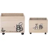 Bloomingville Mini Nonni opbergkisten - set van 2 stuks