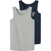 Name it Tank Top 2 Pack Dark Sapphire | Maat: 104