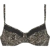 LASCANA Bikinitop bruin / zwart