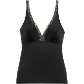 LASCANA Tankinitop bruin / zwart