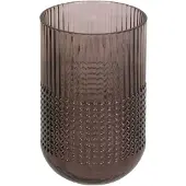 Present Time Vaas Attract handgemaakt | Present Time glas bruin 12.5x12.5x20 cm vazen | NADUVI