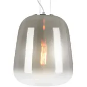 Leitmotiv Hanglamp Cone - Smokey Schaduw - Ø33x38,5cm - Modern - Hanglampen Eetkamer, Slaapkamer, Woonkamer