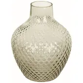 Present Time Vaas Delight handgemaakt | Present Time glas groen 18x18x20 cm vazen | NADUVI