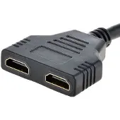 HaverCo HDMI splitter / 1x IN naar 2x UIT / 1x male naar 2x female /