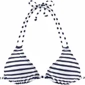 Venice beach Bikinitop navy / wit
