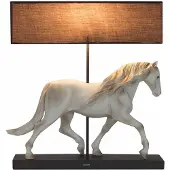 Happy-House Lamp paard beige