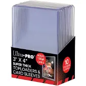 Ultra pro Super Thick 130PT Toploader with Thick Card Sleeves