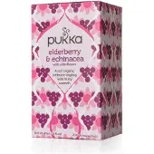 Pukka 3x Biologische Thee Elderberry Echinacusda 20 stuks