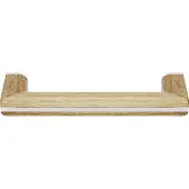 Formani Piet Boon TWO PB22/160 meubelgreep - mat RVS/eikenhout