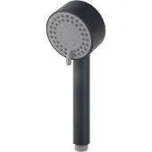 Wiesbaden UniMatch Cadans handdouche 3 standen Ø 8 cm mat zwart