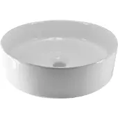 Wiesbaden Link waskom rond 40 x 12 cm keramiek glans wit