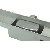 Mueller Luxa RVS douchegoot 70x7cm met muurflens