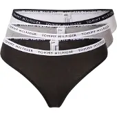 Tommy Hilfiger Underwear String grijs gemêleerd / zwart / wit