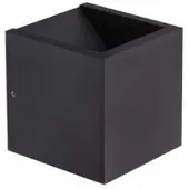 Artdelight Wandlamp LED Cube Zwart IP54 Dim To Warm