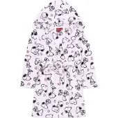 Snoopy Witte kinderbadjas met capuchon Peanuts / 5-6 jaar 116 cm