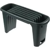 Nature - Tuinkruk 2-in-1 - Tuinzit/-knielkruk - tuin werkbank - Antraciet - H34 x 66 x 25cm