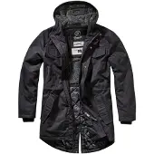 Brandit Tussenparka 'Marsh Lake' zwart