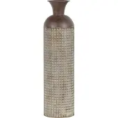 Woood Exclusive Kari Vaas XL - Metaal - Bruin - 70x19x19