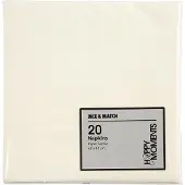 Packlinq Servetten, afm 40x40 cm, 60 gr, off-white, 20 stuk/ 1 doos