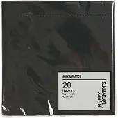 Packlinq Servetten, afm 40x40 cm, 60 gr, zwart, 20 stuk/ 1 doos