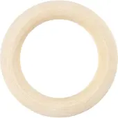 Packlinq Ring hout, d 55 mm, 6 stuk/ 1 doos