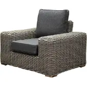 AVH-Collectie Queen lounge tuinstoel - olefin grijs