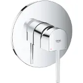 GROHE 24059003, chroom, douchekop, wandmontage, joystickbediening, 30 liter per minuut, 15,8 cm