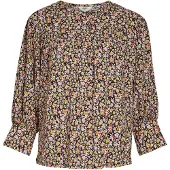 Object Dames Tops & T-shirts Elisabeth L/s Top - Multi - Maat 34